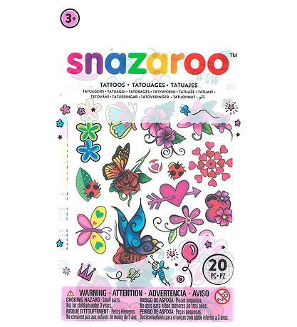 Snazaroo Tatoveringer - 20 Stk. - Forår