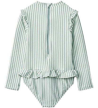 Liewood Badedragt - Sille - UV40+ - Sea Blue/White