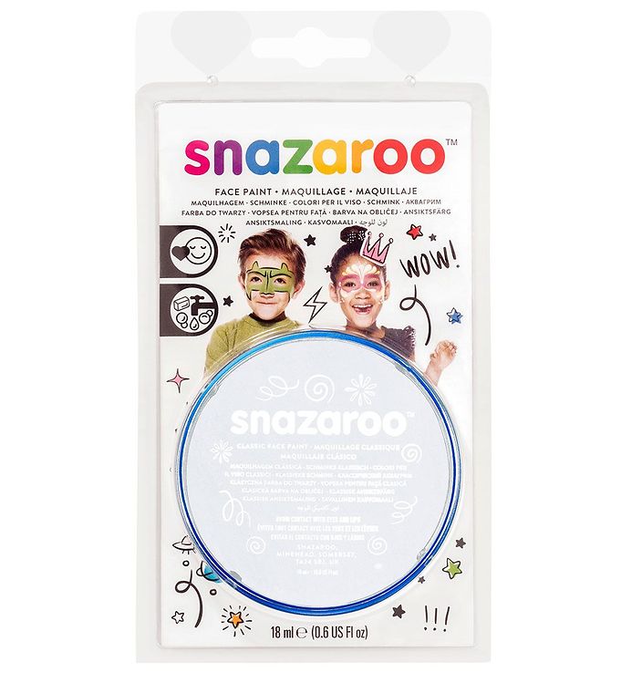 Snazaroo Ansigtsmaling - 18 ml - White billede