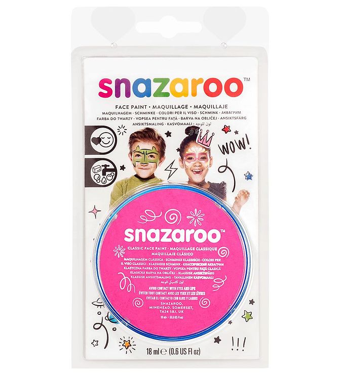 Snazaroo Ansigtsmaling - 18 ml - Bright Pink billede