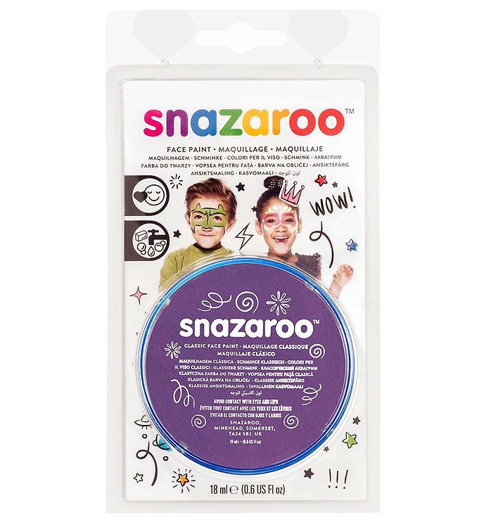 Snazaroo Ansigtsmaling - 18 ml - Purple billede