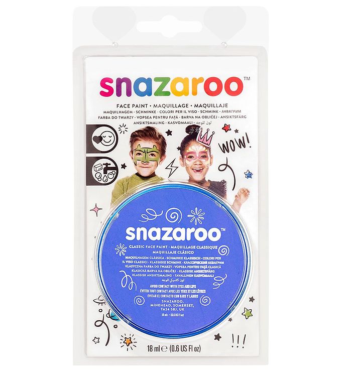 Snazaroo Ansigtsmaling - 18 ml - Sky Blue billede