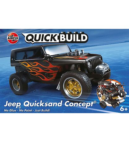 Airfix Sæt - QUICKBUILD - Jeep Quicksand Concept J6038 - 49 Dele