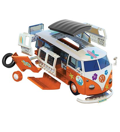 Airfix Sæt - QUICKBUILD - VW Camper Van Surfin J6032 - 52 Dele