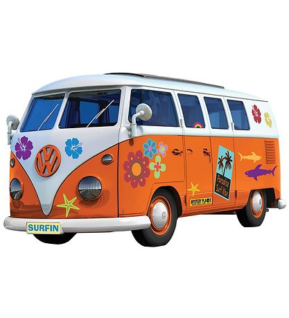 Airfix Sæt - QUICKBUILD - VW Camper Van Surfin J6032 - 52 Dele