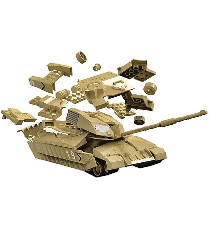 Airfix Sæt - QUICKBUILD - Challenger Tank Desert J6010 - 35 Del