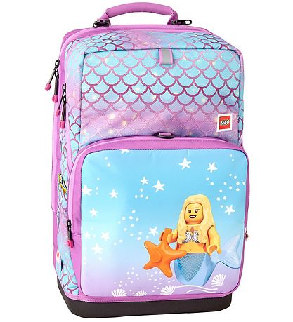 LEGO® Skoletaske m. Gymnastiktaske - Mermaid m. Glimmer