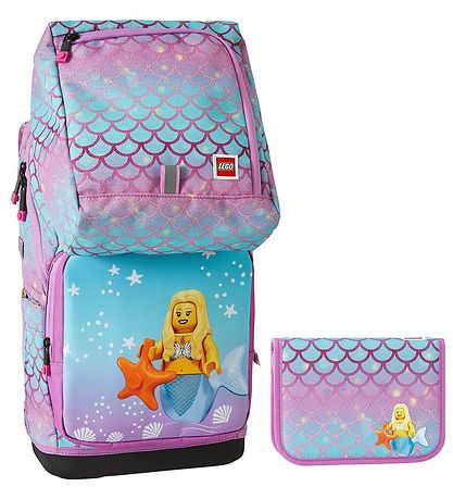 LEGO® Skoletaskesæt - Optimo - Mermaid LEGO® Skoletaskesæt - Optimo - Mermaid