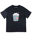 Emporio Armani T-shirt - Navy m. Popcorn Emporio Armani T-shirt - Navy m. Popcorn