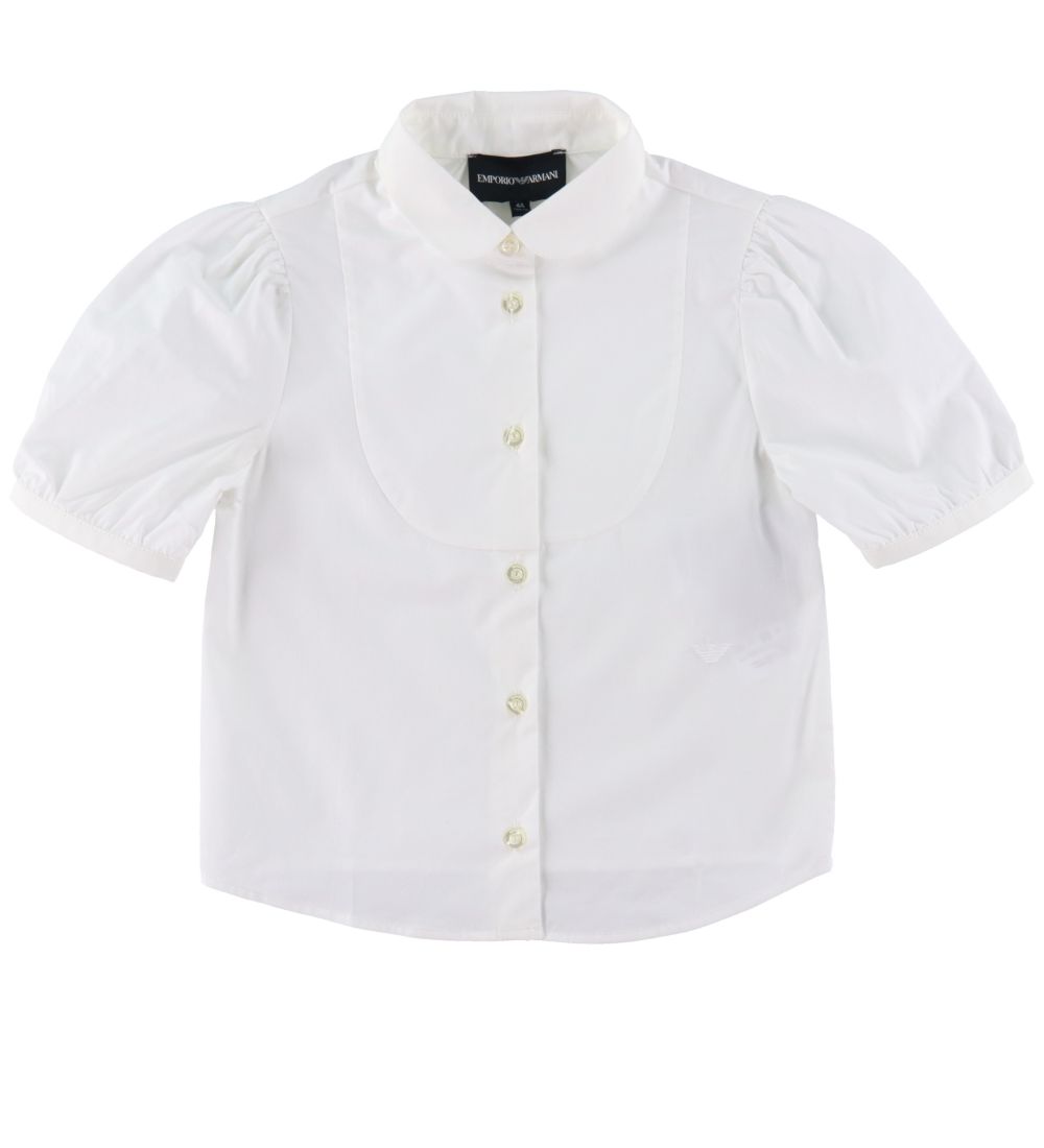 Emporio Armani Hemd k/ä - Weiß - Emporio Armani - 12 Jahre (152) - Hemd/Bluse K/Ä