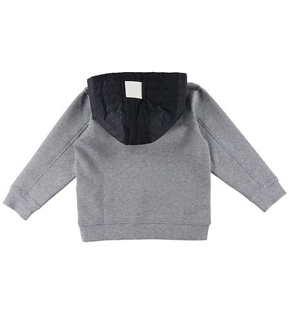 Emporio Armani Hættetrøje - Gråmeleret m. Navy Emporio Armani Hættetrøje - Gråmeleret m. Navy