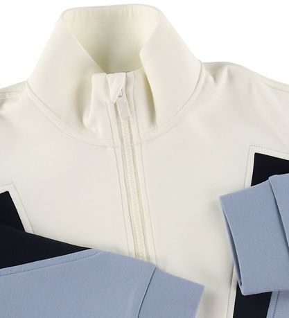 Emporio Armani Cardigan - Offwhite/Blå