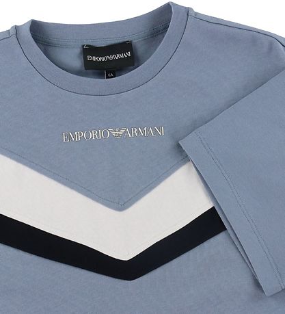 Emporio Armani T-shirt - Blå Emporio Armani T-shirt - Blå