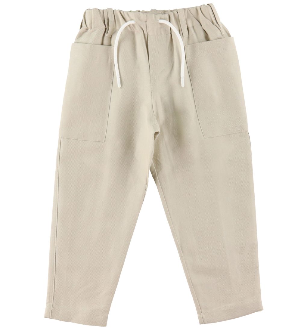 Pantalon Emporio Armani - Beige - Emporio Armani - 6 ans 116 - Pantalon - Coton 70 €