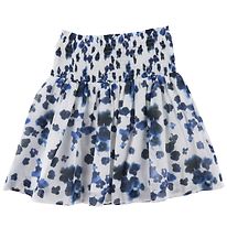 Emporio Armani Nederdel - Hvid/Blåblomstret Emporio Armani Nederdel - Hvid/Blåblomstret