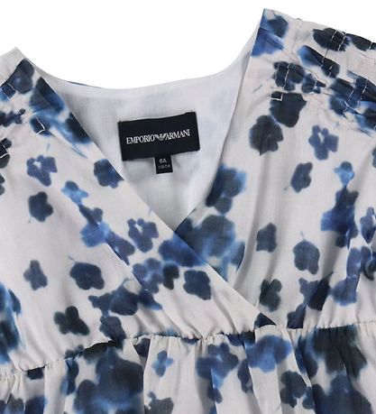 Emporio Armani Top - Wit/Blauw gebloemd