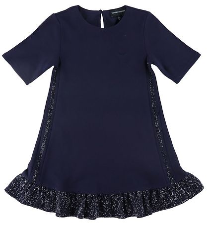 Emporio Armani Sweatkjole - Blu Mora m. Similisten Emporio Armani Sweatkjole - Blu Mora m. Similisten