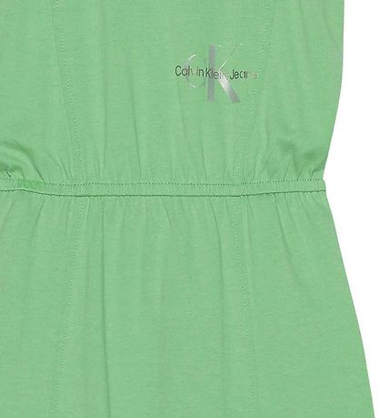 Calvin Klein Kjole - Monogram Offplaced Midi - Neptunes Wave Calvin Klein Kjole - Monogram Offplaced Midi - Neptunes Wave