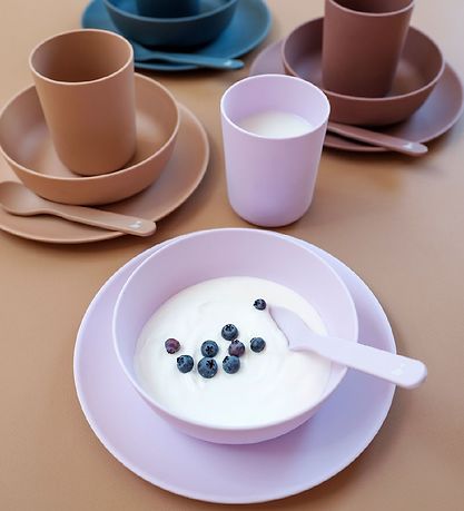 Fabelab Spisesæt - Bioplast - 4 dele - Lilac