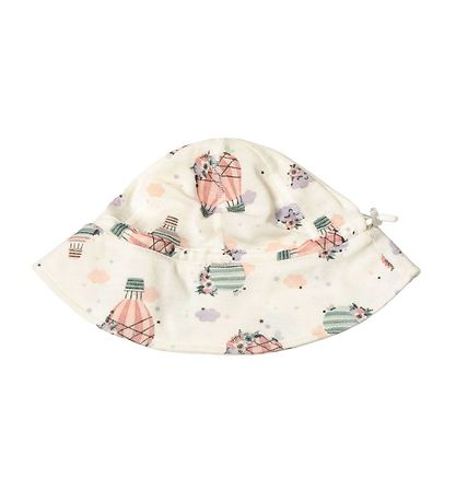 Joha Solhat - Uld - Hvid m. Print Joha Solhat - Uld - Hvid m. Print