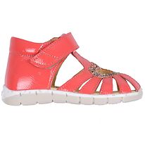Angulus Begyndersandal - Koral m. Glitter Angulus Begyndersandal - Koral m. Glitter