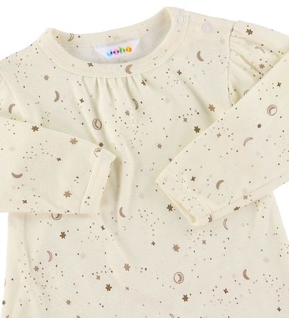 Joha Kjole - Hvid m. Print Joha Kjole - Hvid m. Print