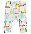 Stella McCartney Kids Leggings - Hvid m. Dyr Stella McCartney Kids Leggings - Hvid m. Dyr