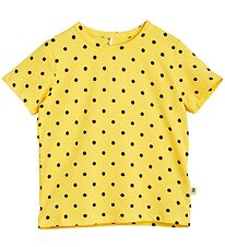 Mini Rodini T-shirt - Polka Dot - Gul Mini Rodini T-shirt - Polka Dot - Gul
