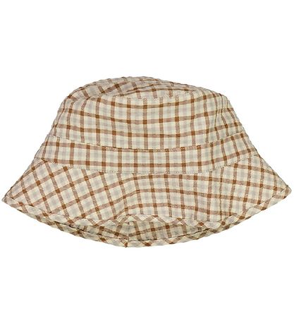 Wheat Bøllehat - Marlon - Golden Dove Check Wheat Bøllehat - Marlon - Golden Dove Check