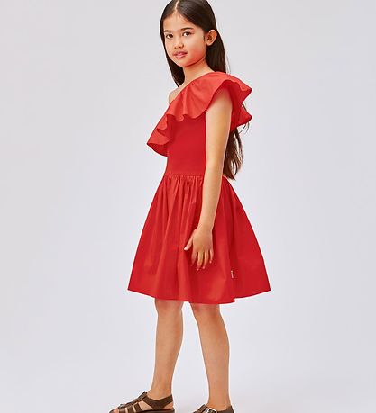 Molo Kjole - Rib - Chloey - Apple Red Molo Kjole - Rib - Chloey - Apple Red