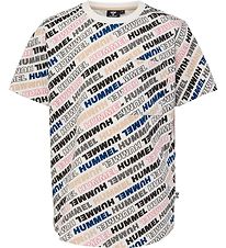 Hummel T-shirt - hmlCaleb - Marshmallow Hummel T-shirt - hmlCaleb - Marshmallow