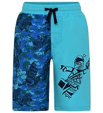 LEGO® Ninjago Badeshorts - LWAlex 304 - UV40+ - Bright Blue LEGO® Ninjago Badeshorts - LWAlex 304 - UV40+ - Bright Blue