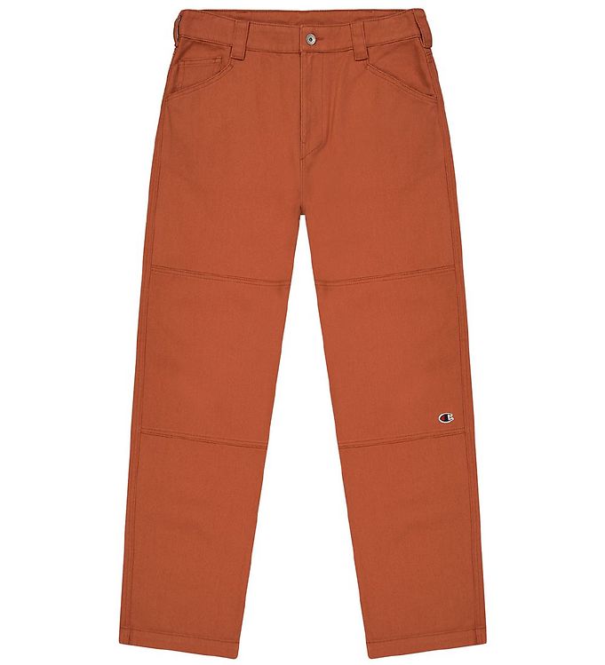 Champion Bukser - Straight Hem - Rustrød