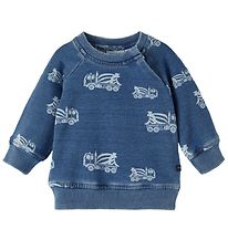 Name It Sweatshirt - NbmDann - Medium+ Blue Denim Name It Sweatshirt - NbmDann - Medium+ Blue Denim