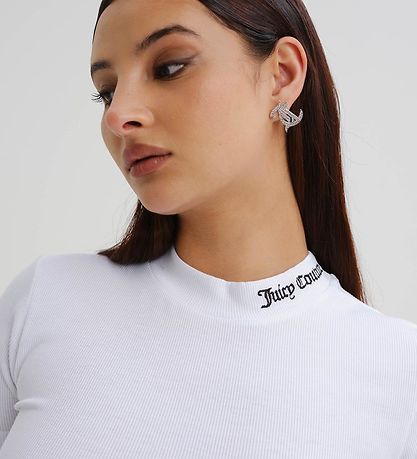 Juicy Couture T-shirt - Skyler Rib - Hvid Juicy Couture T-shirt - Skyler Rib - Hvid