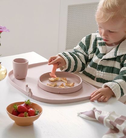 Done By Deer Spisesæt - Silikone - 3 dele - Confetti Powder