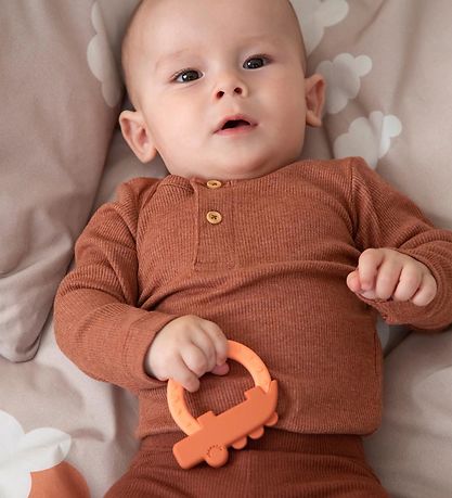 Done By Deer Bidering - 2-pak - Deer Friends - Papaya/Sand Done By Deer Bidering - 2-pak - Deer Friends - Papaya/Sand