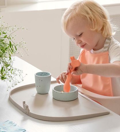 Done By Deer Skeer - Silikone - 2-pak - Lalee - Grøn Done By Deer Skeer - Silikone - 2-pak - Lalee - Grøn