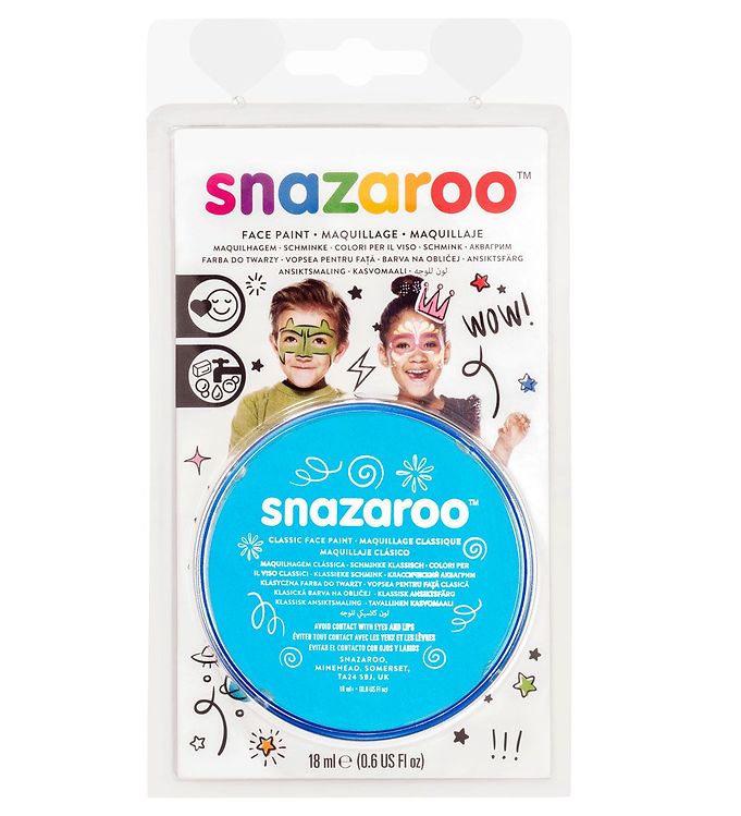 Snazaroo Ansigtsmaling - 18 ml - Turqoise billede
