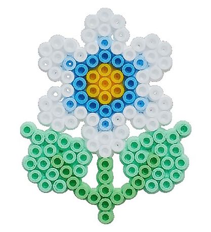 Ensemble de perles Hama Midi - 1100 pces - Papillon et fleur Ensemble de perles Hama Midi - 1100 pces - Papillon et fleur