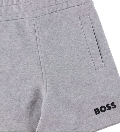 BOSS Sweatshorts - Gråmeleret