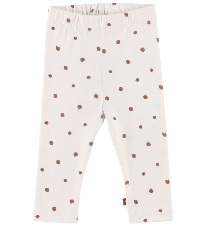 Smallstuff Leggings Jordbær - White/Rosehip