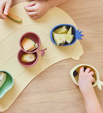 OYOY Snackskåle - 2-pak - Silikone - Lemon & Pear - Yellow/Green OYOY Snackskåle - 2-pak - Silikone - Lemon & Pear - Yellow/Green