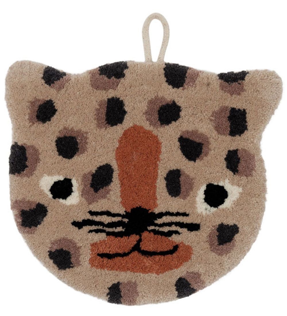OYOY Wandhanger - 24x28,5 cm - Leopard - Camel - OYOY - OneSize - Decoraties