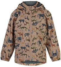 Mikk-Line Softshelljakke m. Fleece - Recycled - Nougat m. Dyr Mikk-Line Softshelljakke m. Fleece - Recycled - Nougat m. Dyr