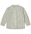 Liewood Skjorte - Austin - Garden green/Creme de la creme
