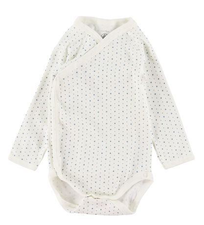 Petit Bateau Body l/æ - 3-pak - Blå/Hvid Petit Bateau Body l/æ - 3-pak - Blå/Hvid