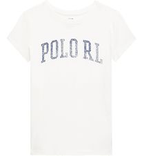 Polo Ralph Lauren T-shirt - Watch Hill - Hvid m. Navy Polo Ralph Lauren T-shirt - Watch Hill - Hvid m. Navy