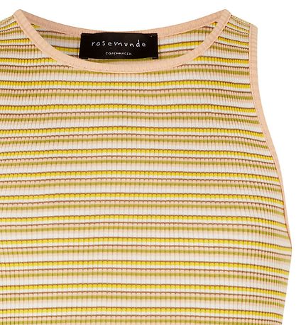 Rosemunde Tanktop - Silke/Bomuld - Rose Multi Stripe