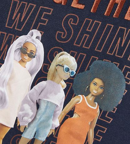 Name It Sweatshirt - NmfNina Barbie - Dark Sapphire Name It Sweatshirt - NmfNina Barbie - Dark Sapphire